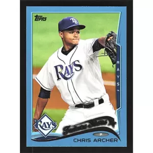 2014 Topps Wal-Mart Blue Border #383 Chris Archer Future Stars