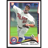 2014 Topps #463 Samuel Deduno