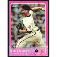 2015 Topps Chrome Pink Refractors #145 Erik Cordier