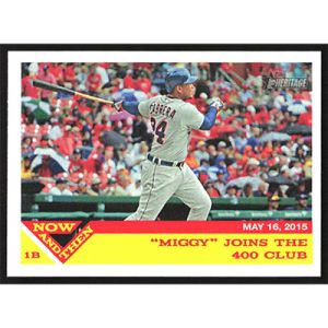 2015 Topps Heritage Now and Then #NT-7 Miguel Cabrera