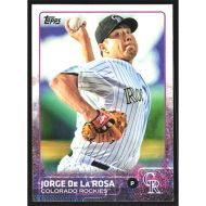 2015 Topps #679 Jorge De La Rosa