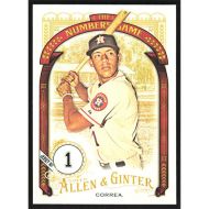 2016 Topps Allen & Ginter The Numbers Game #NG-95 Carlos Correa