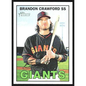 2016 Topps Heritage #447 Brandon Crawford SP