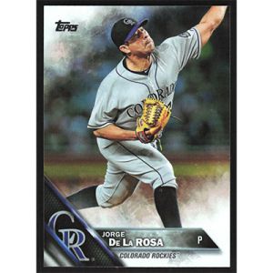 2016 Topps Rainbow Foil #87 Jorge De La Rosa