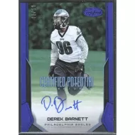 2017 Certified Potential Signatures Mirror Blue #CPS-DB Derek Barnett Autographed