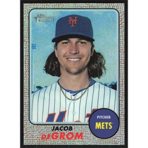 2017 Topps Heritage Chrome Refractors #THC-421 Jacob deGrom