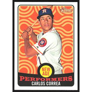2017 Topps Heritage New Age Performers #NAP-10 Carlos Correa