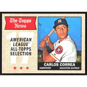 2017 Topps Heritage #366 Carlos Correa All-Topps