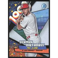 2018 Bowman Chrome Bowman Birthdays Refractors #BB-PD Paul DeJong