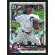 2018 Bowman Chrome Mega Box Prospects Refractors #BCP145 Adbert Alzolay