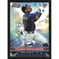 2018 Bowman's Best Power Producers Refractors #PP-RAJ Ronald Acuna Jr.