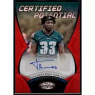 2018 Certified Potential Signatures Mirror Red #SS-JA Josh Adams Autographed