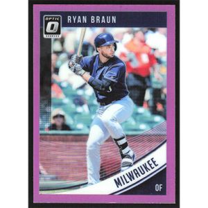 2018 Donruss Optic Pink #104 Ryan Braun