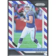 2018 Panini Prizm Red White and Blue #205 Josh Allen