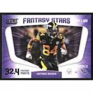 2018 Score Fantasy Stars #18 Antonio Brown