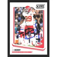 2018 Score #157 Eric Berry Autographed