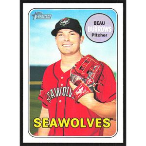 2018 Topps Heritage Minors #138 Beau Burrows