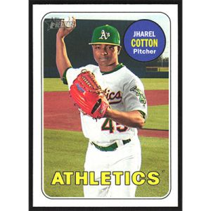 2018 Topps Heritage #147 Jharel Cotton