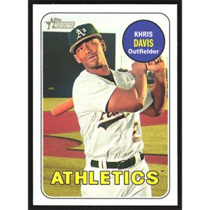 2018 Topps Heritage #260 Khris Davis