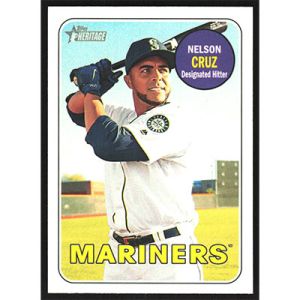 2018 Topps Heritage #322 Nelson Cruz