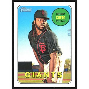 2018 Topps Heritage #64 Johnny Cueto
