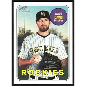 2018 Topps Heritage #689 Wade Davis