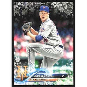 2018 Topps Wal-Mart Holiday Snowflake #HMW8 Jacob deGrom