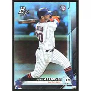 2019 Bowman Platinum Base Set Variations #20 Pete Alonso