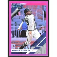 2019 Donruss Holo Pink #87 Ronald Acuna Jr.