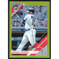 2019 Donruss Optic Lime Green #128 Rafael Devers