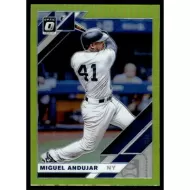 2019 Donruss Optic Lime Green #129 Miguel Andujar