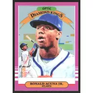 2019 Donruss Optic Pink #16 Ronald Acuna Jr. Diamond Kings