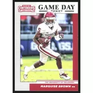 2019 Panini Contenders Draft Picks Game Day Ticket #2 Marquise Brown