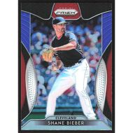 2019 Panini Prizm Red White and Blue #74 Shane Bieber