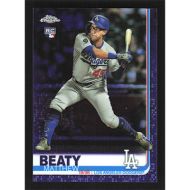 2019 Topps Chrome Update Purple Refractors #34 Matthew Beaty