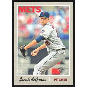 2019 Topps Heritage Action Variations #419 Jacob deGrom