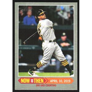 2019 Topps Heritage Now and Then #NT-9 Khris Davis