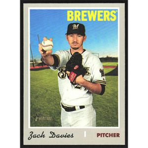 2019 Topps Heritage #581 Zach Davies