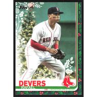 2019 Topps Wal-Mart Holiday Photo Variations #HW36 Rafael Devers Tree in Background