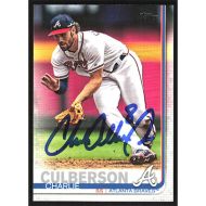 2019 Topps #369 Charlie Culberson Autographed