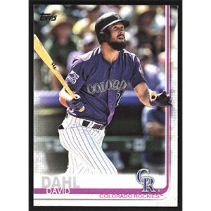 2019 Topps #601 David Dahl