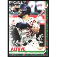 2019 Topps Wal-Mart Holiday Photo Variations #HW159 Jose Altuve SP (Candy Cane Bat)