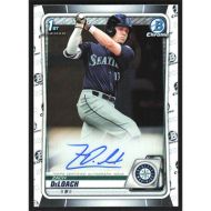 2020 Bowman Chrome Draft Autographs #CDA-ZD Zach DeLoach Autographed