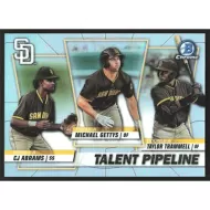 2020 Bowman Chrome Talent Pipeline #TP-SDP CJ Abrams/M. Gettys/T. Trammell