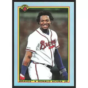 2020 Bowman Chrome '90 #90B-RAJ Ronald Acuna Jr.