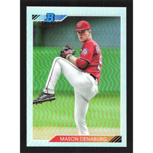 2020 Bowman Heritage Chrome Prospects Refractors #92CP-MD Mason Denaburg