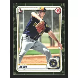 2020 Bowman Prospects Camo #BP-57 Aaron Ashby