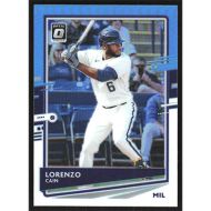 2020 Donruss Optic Carolina Blue and White #108 Lorenzo Cain