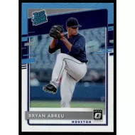 2020 Donruss Optic Carolina Blue and White #31 Bryan Abreu Rated Rookie