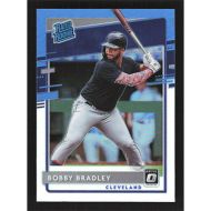 2020 Donruss Optic Carolina Blue and White #63 Bobby Bradley Rated Rookie